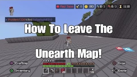 How To Leave Unearth in Hive Capture The Flag! Hive CTF glitch!