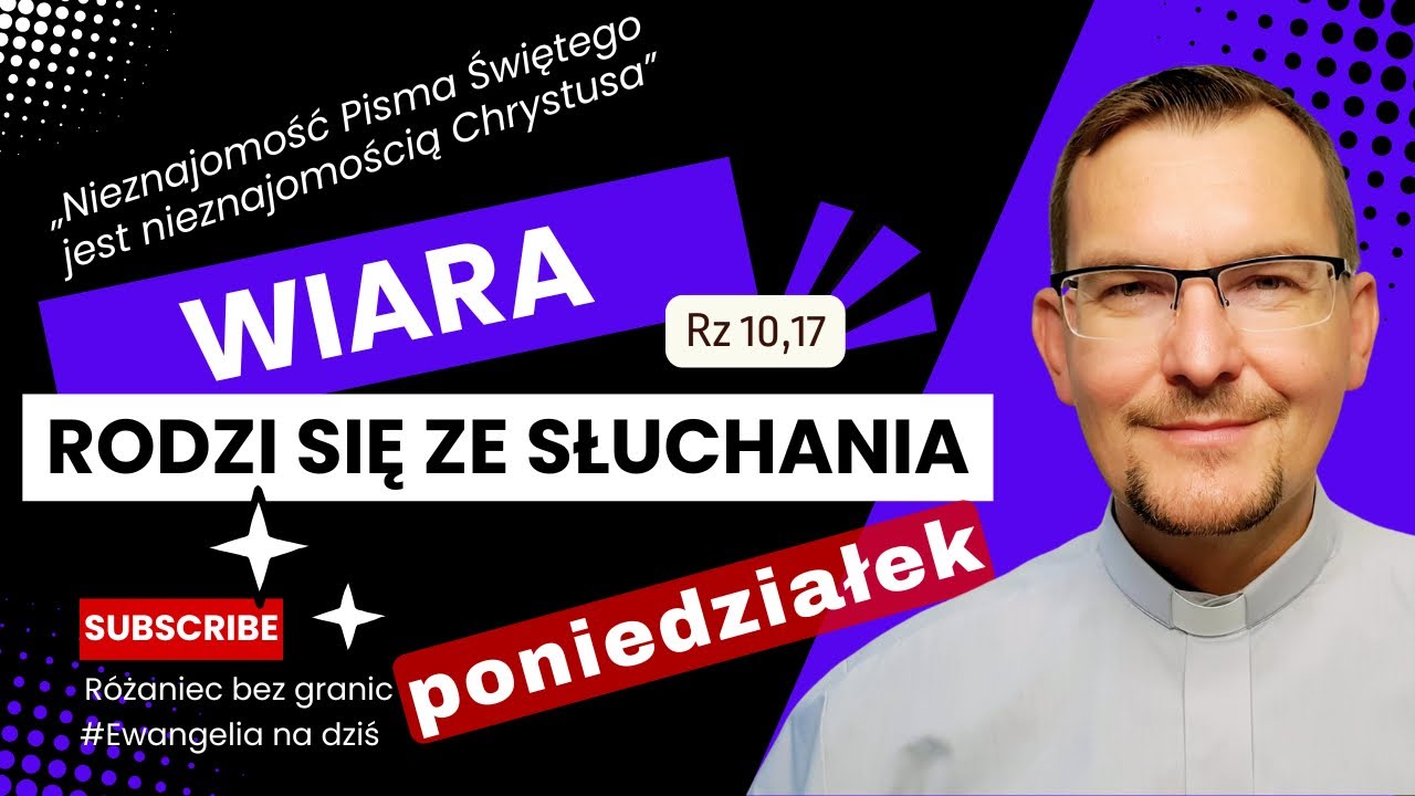 EWANGELIA NA DZIŚ | 2.03.26 pn | Łk 6, 36-38 | ks. Łukasz MSF | codziennie | godz. 6.00  