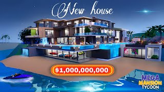 New House mega mansion tycoon ($1 Billion) | in Roblox  #roblox #gaming