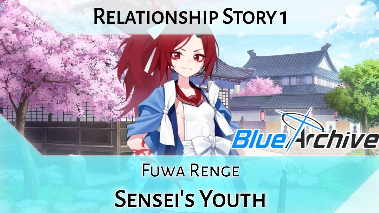Renge Relationship Story 1 - Sensei's Youth (Blue Archive)
