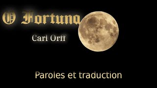 O Fortuna - Carmina Burana - Carl Orff - Paroles - (Latin et français)