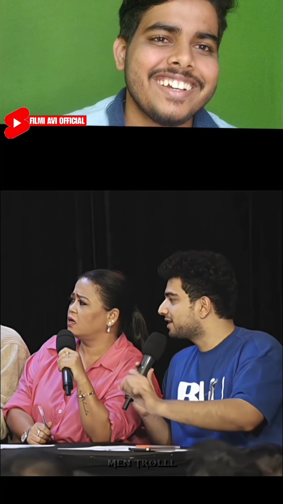 Samay Raina and Bharti Singh Funny Comedy | India Got latent Reaction Video | #shorts #remix