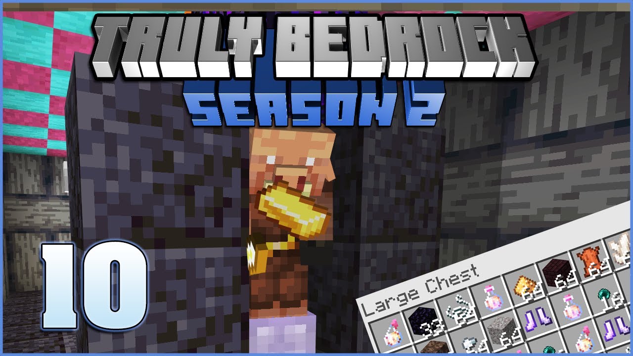 Piglin Barter Farm | Truly Bedrock Season 2 Episode 10 | Minecraft