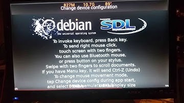 The complete debian install on android phone.
