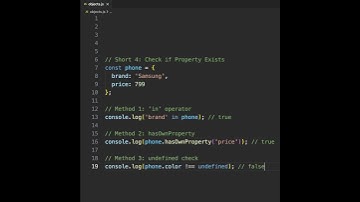 3 Ways to Check if a Property Exists in JavaScript! ✅  #coding #frontendcourse #programminglanguage