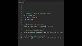 3 Ways to Check if a Property Exists in JavaScript! ✅ #coding #frontendcourse #programminglanguage