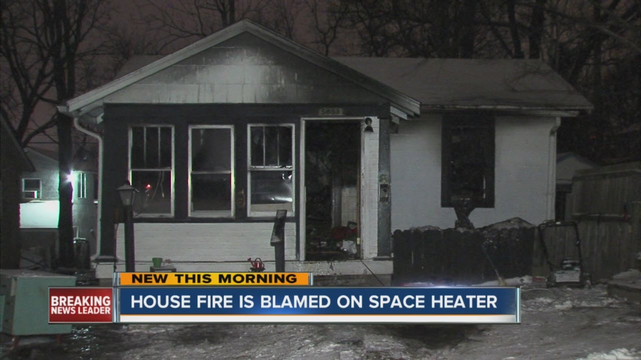 KCFD: Space heater causes house fire - YouTube