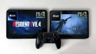 iPad Pro M4 vs. M2: Resident Evil 4 Remake & RE: Village 90 FPS Gaming Performance Test. screenshot 2