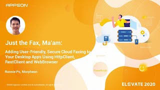 Just the Fax, Ma’am: Adding User-Friendly, Secure Cloud Faxing to Your Desktop Apps Using HttpClient