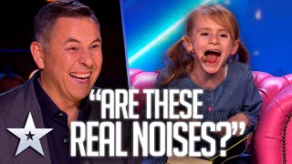 8-year-old Jessica sounds like a DOLPHIN! | Unforgettable Audition | Britain's Got Talent