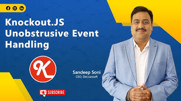 Part 9- Unobstrusive Event Handling in Knockout .JS