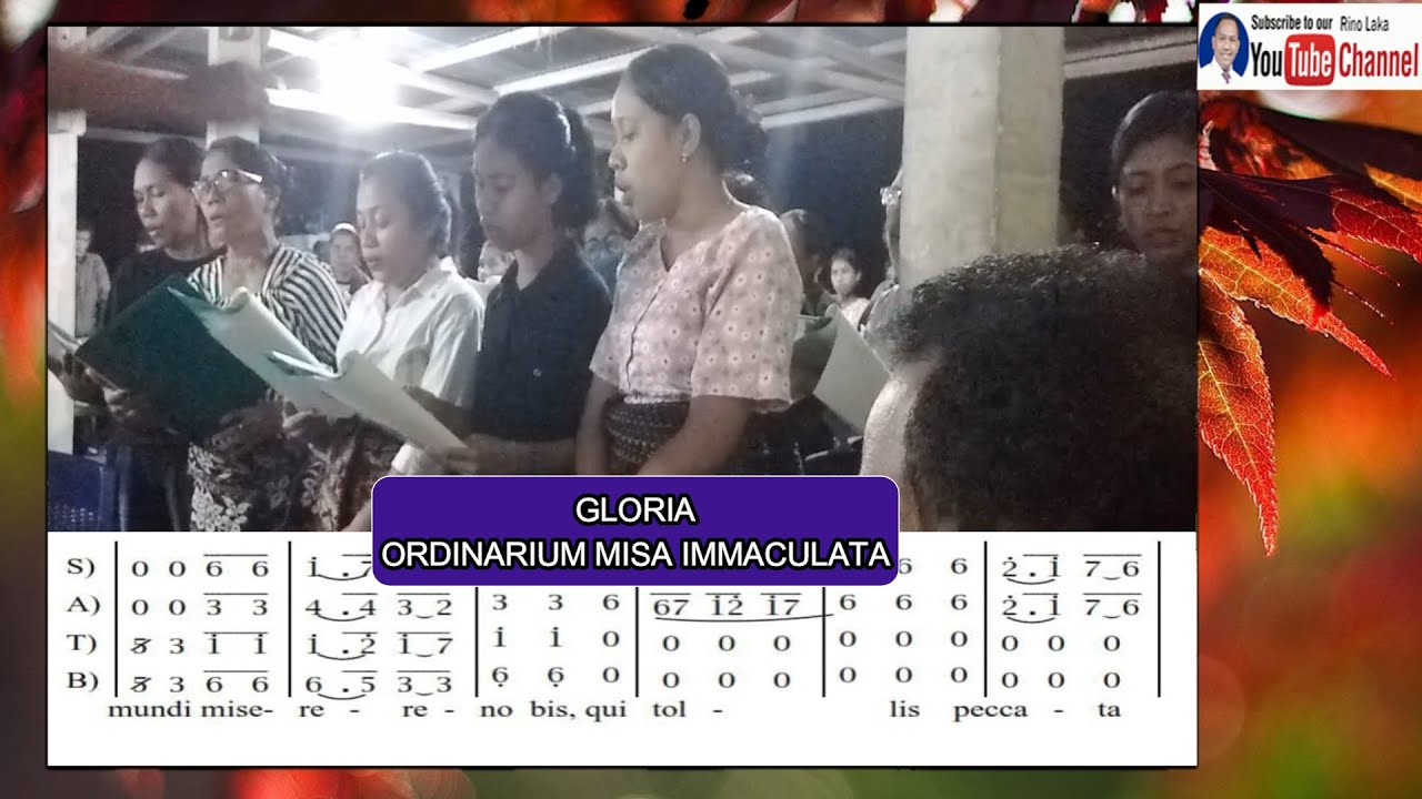 GLORIA ORDINARIUM MISA IMMACULATA