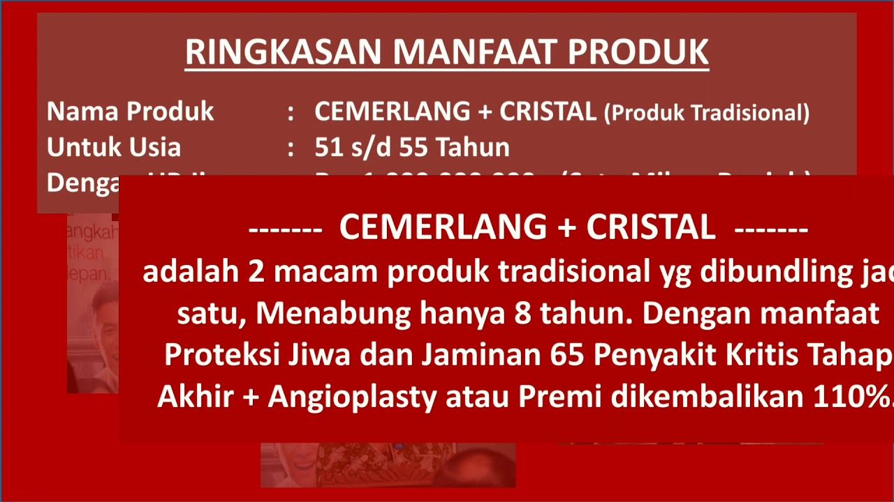 Ringkasan Manfaat Cemerlang Cristal Usia 51 55 Tahun Generali Indonesia Youtube