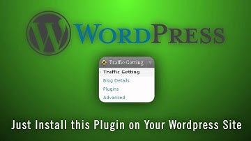 Wordpress Optimization - Traffic Getting SEO Plugin for Wordpress