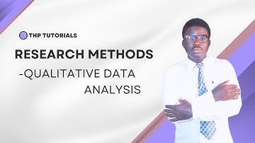 Research Methods - Qualitative Data Analysis