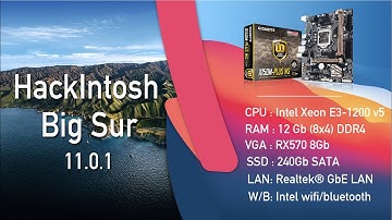 Install Hackintosh Big Sur 11.0 OpenCore & Fix Intel WiFi + Bluetooth