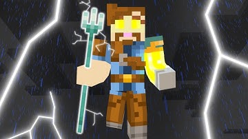 Build the Epic Lightning Trident with One Command Block!