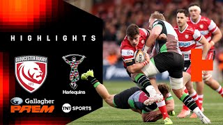 Much Needed Win Gloucester Rugby Vs Harlequins Gallagher Prem Rugby Highlights