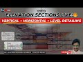 Elevation Sectional Details में Vertical, Horizontal और Levels कैसे Combine करते हैं? | Rupesh range