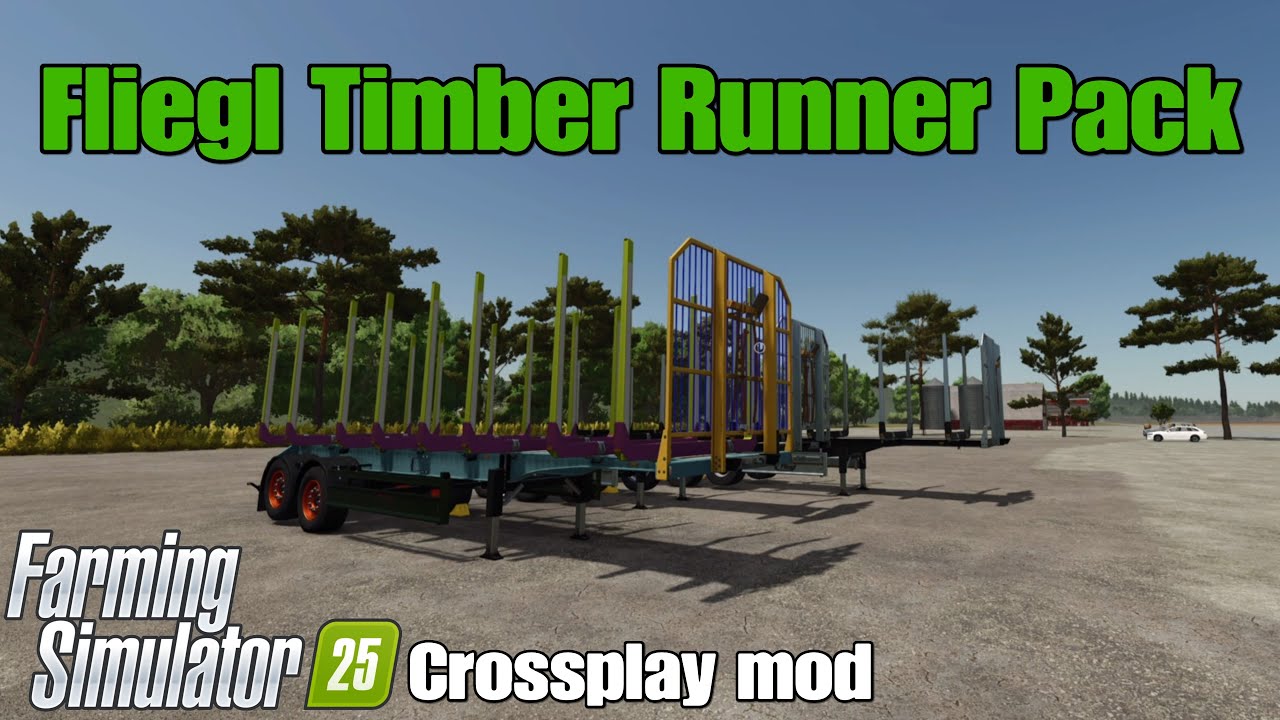 Fliegl Timber Runner Pack / FS25 crossplay mod