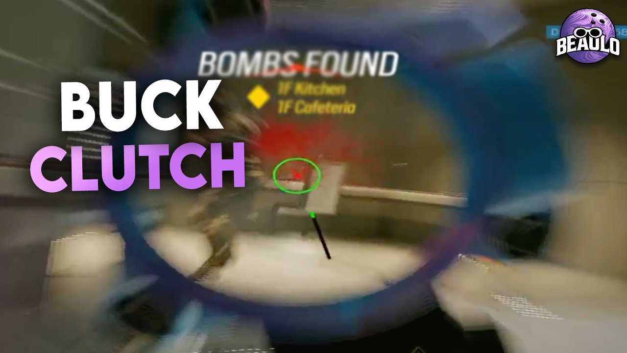 BUCK 1v2 CLUTCH - Rainbow Six Siege