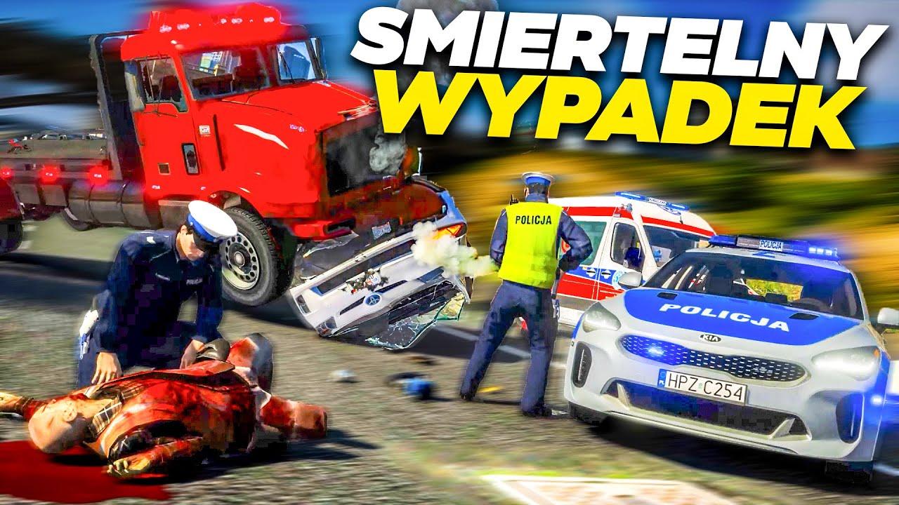 Polska Policja - Śmiertelny Wypadek💀| Drogówka | LSPDFR
