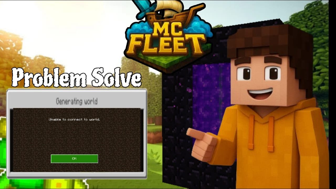 MC Fleet I Server join Problem I Solve unable to connect - YouTube
