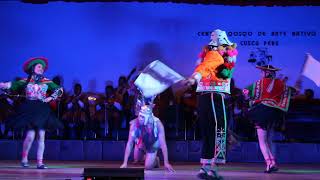 Native Peruvian Folk Dances in Cusco Center of Native Art