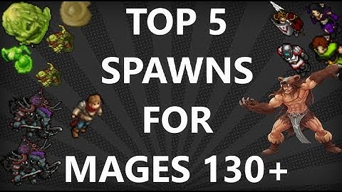 Tibia [where to hunt ED/MS] - MY TOP 5 PLACES FOR MAGES 130+  [2020]