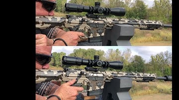 AR10 Kynshot Hydraulic Buffer VS Standard Buffer Beyond Seclusion - Side by Side Edit