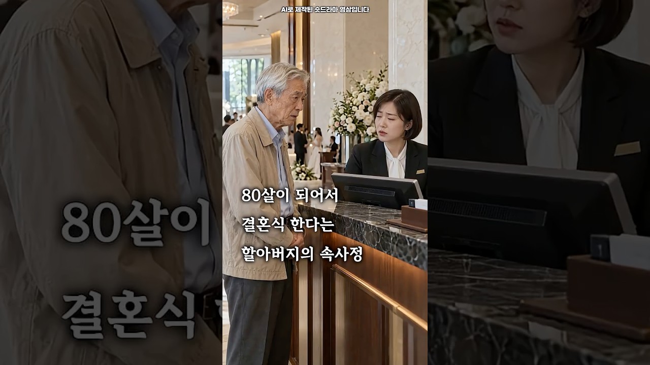 80세에 결혼식을 올리려는 할아버지의 속사정 #숏드라마 #감동 #숏킹