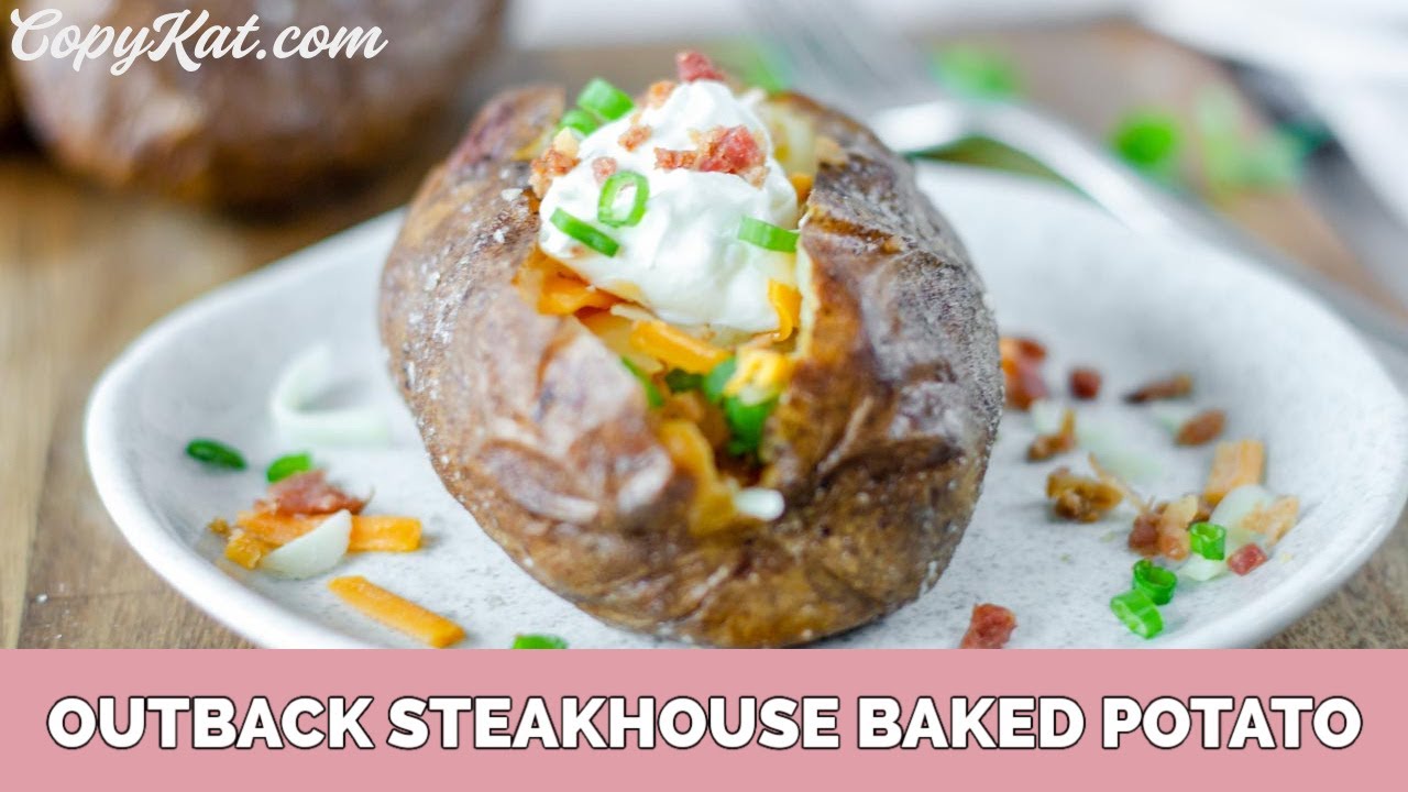 Outback Steakhouse Baked Potato YouTube