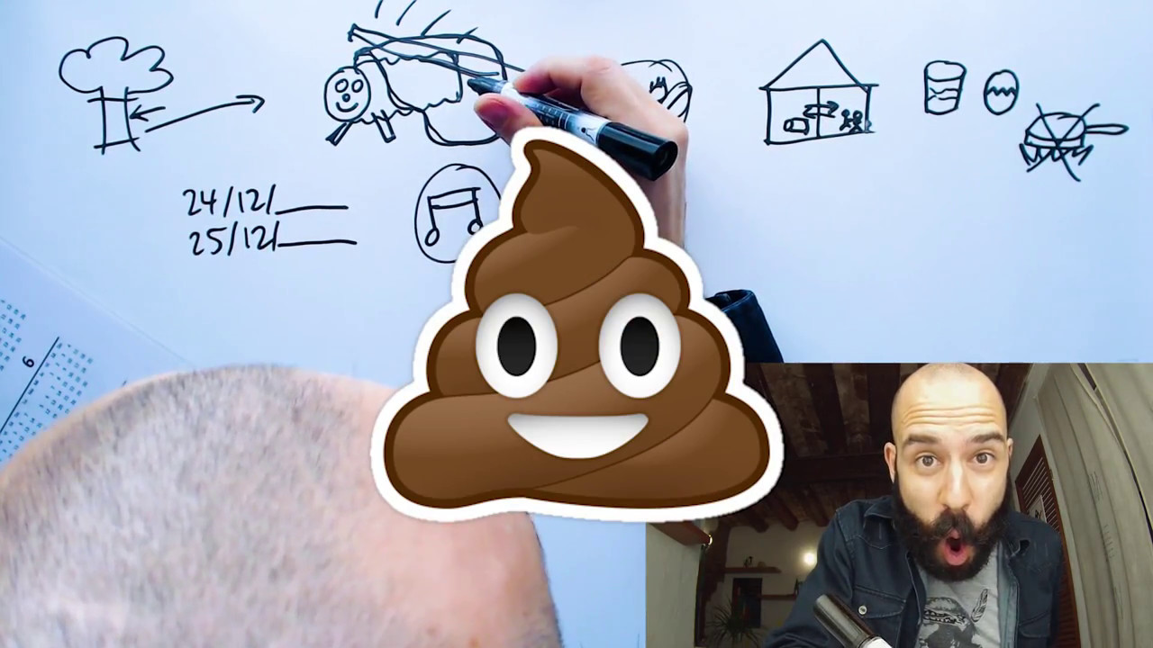 The Pooping Log 🎄💩 - Beginner Spanish - Spanish Festivals #10