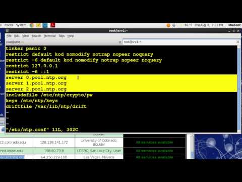 Linux Sys Admin II Week 3: Configure Networking (NTP Part 2)