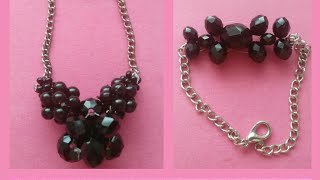 DIY Комплект браслет и кулон из бисера и бусин.Браслет из бисера и бусин Мастер класс DIY Комплект браслет и кулон из бисера и бусин.Браслет из бисера и бусин Мастер класс