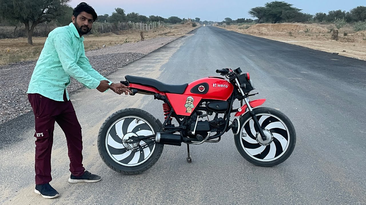 Today my bike shop open all modify bikes outdoor side stend  new Activa scooter full oil service pol