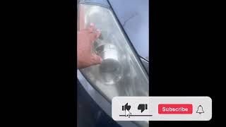 HOW TO CLEAN DIRTY/FOGGY HEADLIGHTS OF A CAR