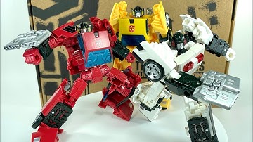 Transformers EARTHRISE Spinout & Cordon Chefatron Review