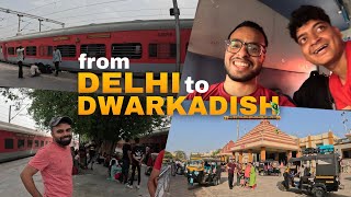 NEW DELHI TO DWARKA | Delhi To Okha Express (09524) | Train Journey | Dwarkadhish Darshan