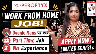 Peroptyx Work From Home Jobs 2026 | Part Time Job | Online Jobs At Home | Verified WFH 12th Pass Job