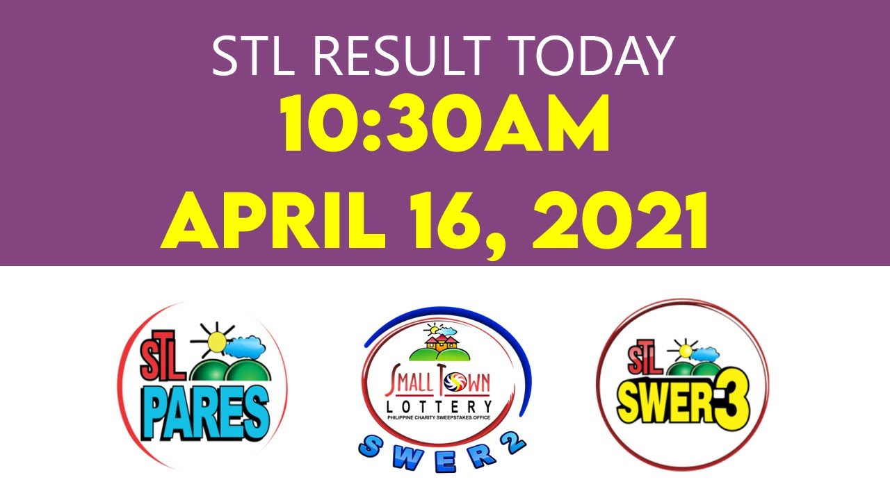 STL Result Today April 16 2021 10:30AM | STL Mindanao | STL Visayas | pares | swer2 | swer3 | swer4