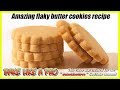 Easy Flaky Butter Cookies Recipe   Amazing Shortbread Cookies Recipe