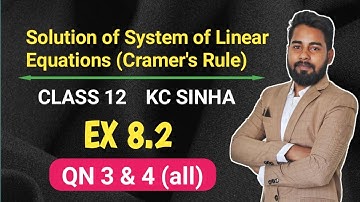 Solution of System of Linear Equations (Cramer