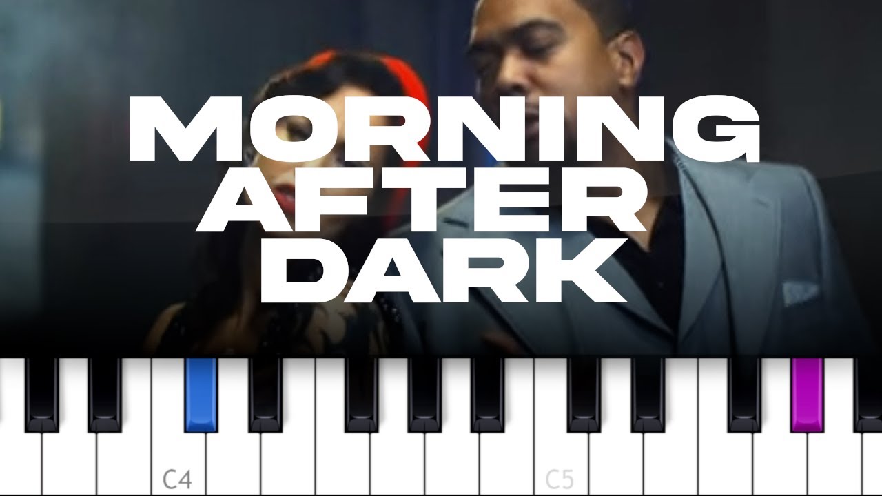 Timbaland - Morning After Dark (ft Nelly Furtado, Soshy)  (piano tutorial)