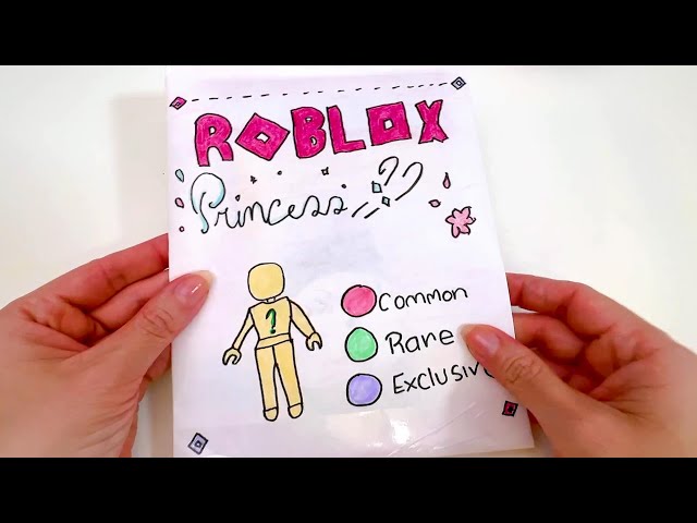 🧜🏼‍♀ ROBLOX BLIND BAG UNBOXING ❤  PAPER DIY | Princess Paper Crafts | Tutorial