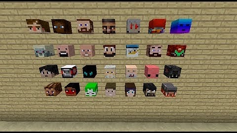 How to get custom player heads in Minecraft