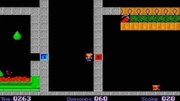 AMIGA OCS BEER MINE 1 BEERMINE 1  LAZARUS BOULDERDASH CLON BOULDER DASH EMERALD MINES In EMERALD WEB