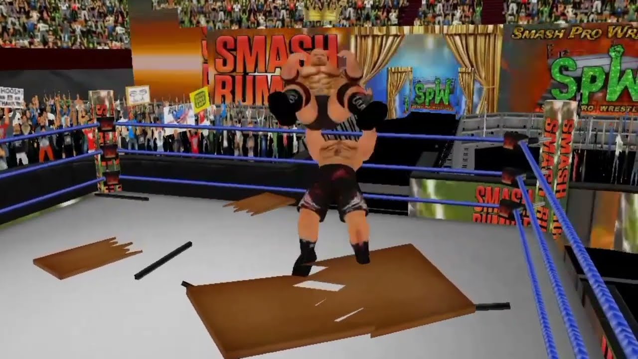 Brock Lesnar Best German Suplex moves WWE Wr3d Wrestling Empire SPW 