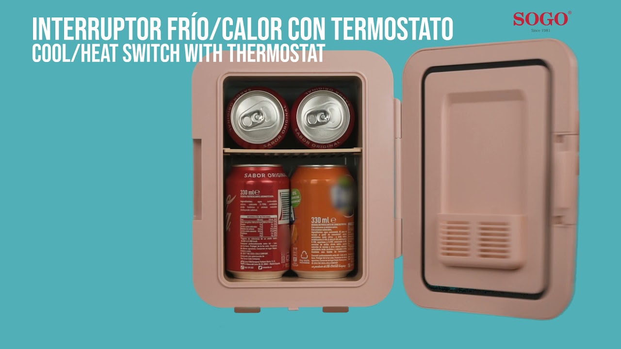 Comprar Mini Nevera Portátil – Frío/Caliente – Ac/Dc - 15L - 48W - Azul