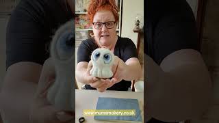 Needle felted ghost... coming soon #mumsmakery #needlefelting #halloween